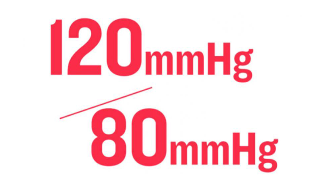 You are very wrong if you believe that 120 by 80 is a normal blood pressure